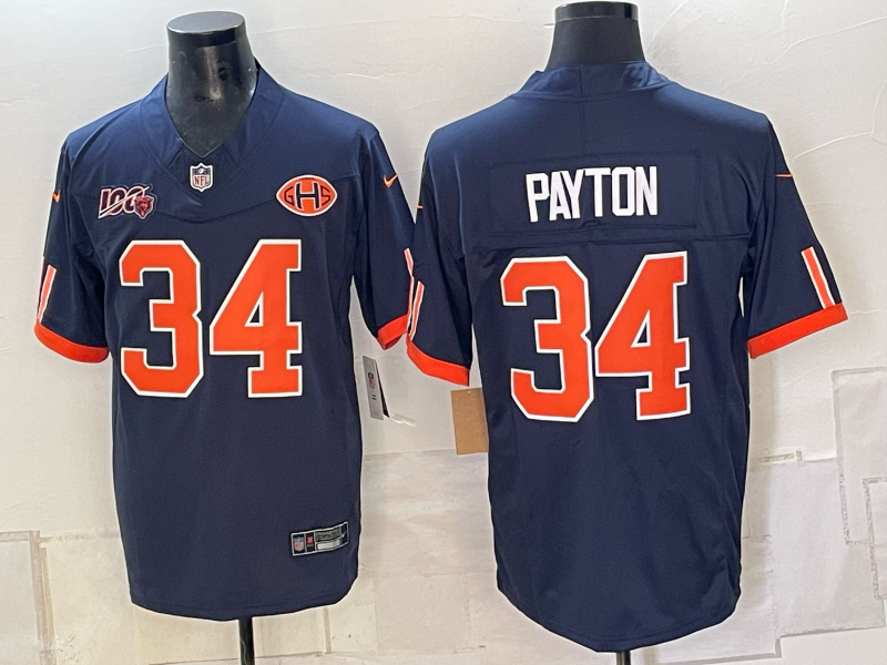 Men 2026 Chicago Bears #34 Payton blue Nike Limited NFL Jersey 0912006